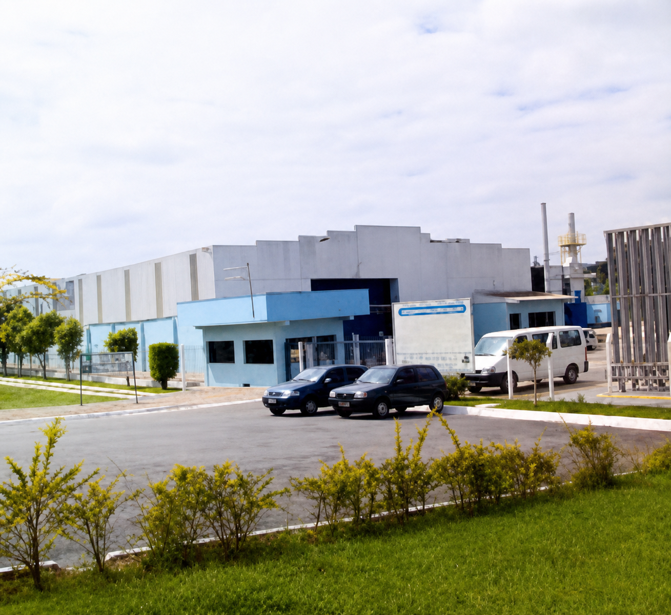 Vista externa da unidade de reciclagem da FULGURIS em Minas Gerais